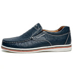 Men’s Leather Loafers – Casual & Party Driving Flats, Genuine Leather Business and Office Shoes