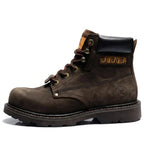Men’s Genuine Leather Boots – Classic Outdoor, Motorcycle, Casual, Anti-Slip, Western Style