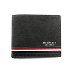 Men’s Short Wallet – Slim PU Leather Wallet with Zipper Coin Pocket, Card Holders, Money Clip, High-Quality Casual Wallet