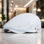 Men’s Mesh Beret – Adjustable Breathable Casual Style for Spring & Summer