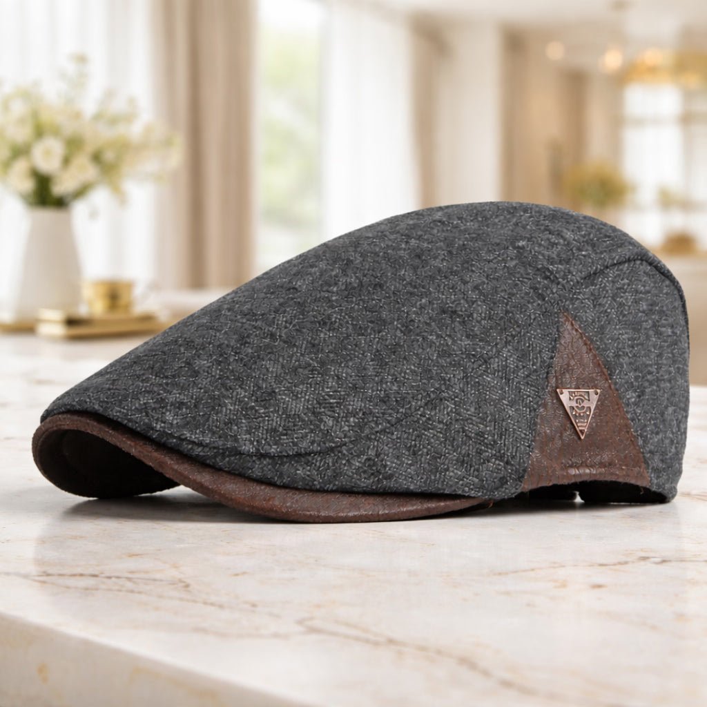 Men’s Vintage Artist Beret – Classic Autumn & Winter Style