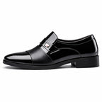 Men’s Leather Classics – Elegant Pointed Dress Shoes for Wedding, Business, Office, and Formal Occasions