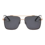 Men’s Square Luxury Sunglasses – Gradient Pilot Design with Modern Aviation-Inspired Style