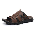 High-Quality Cowhide Leather Sandals – Non-Slip Casual Summer Style