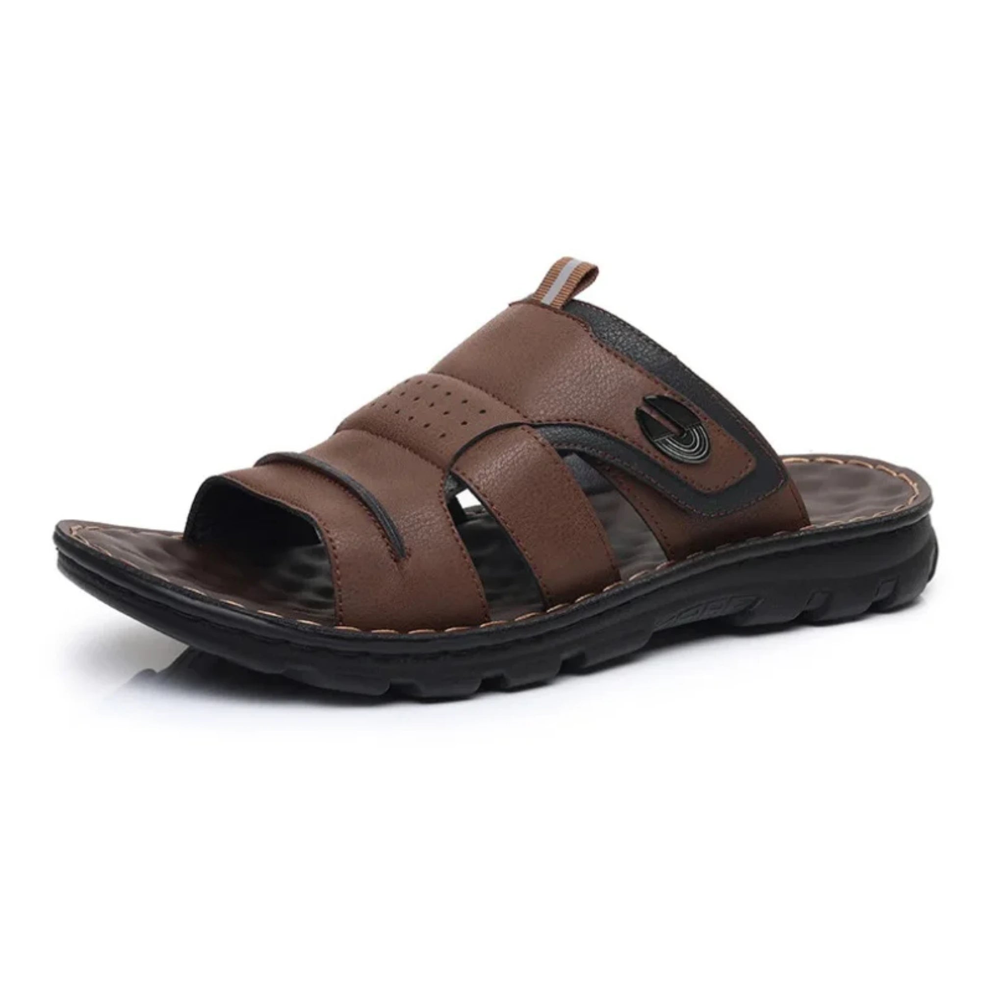 High-Quality Cowhide Leather Sandals – Non-Slip Casual Summer Style