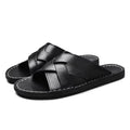 Premium Woven Cowhide Leather Sandals – Luxury Design with Extended Size Range