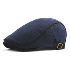 Adjustable Men’s Cotton Beret – Classic Casual Style for Spring & Summer