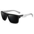 Men’s Black Polarized Sunglasses – Classic Square Design for Outdoor, Driving and Fishing with UV400 Protection