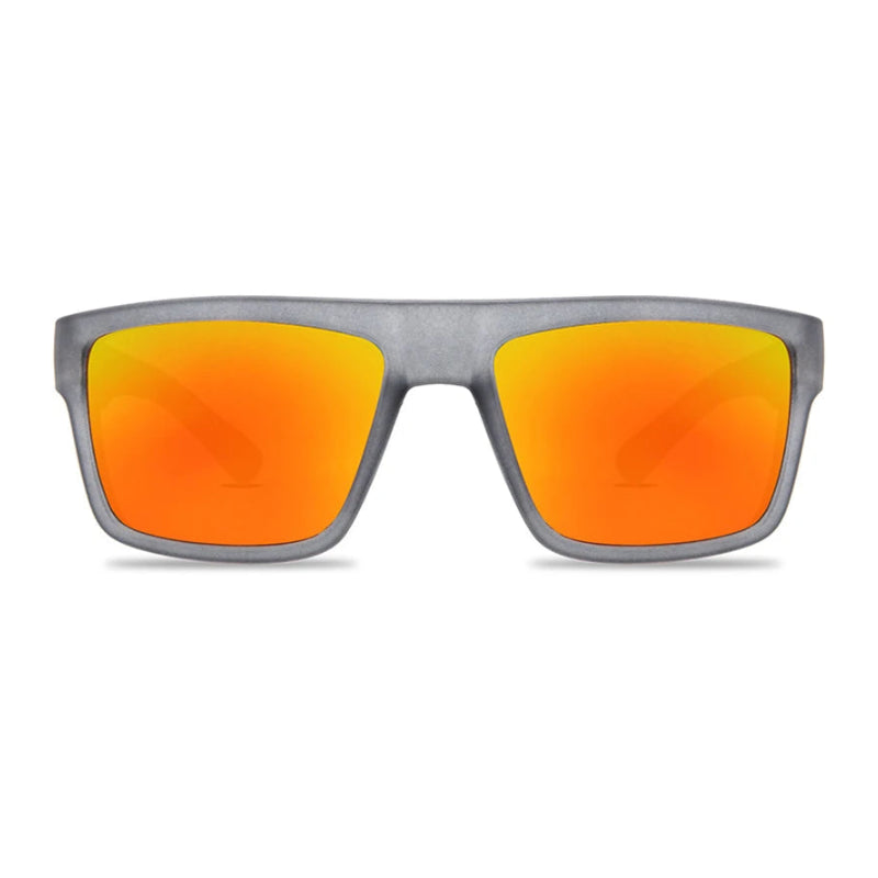 Men’s Black Polarized Sunglasses – Classic Square Design for Outdoor, Driving and Fishing with UV400 Protection