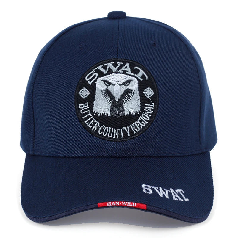 Tactical cap with eagle embroidery – army style baseball hat