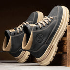 Men’s Classic High-Top Boots – Casual and Work Boots, Non-Slip, Comfortable, Retro Style Winter Boots