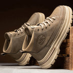 Men’s Classic High-Top Boots – Casual and Work Boots, Non-Slip, Comfortable, Retro Style Winter Boots