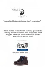 Men’s Retro Low-Top Work Boots – Cow Suede Leather Lace-Up Boots, Chunky Sole, Comfortable Autumn Winter Boots