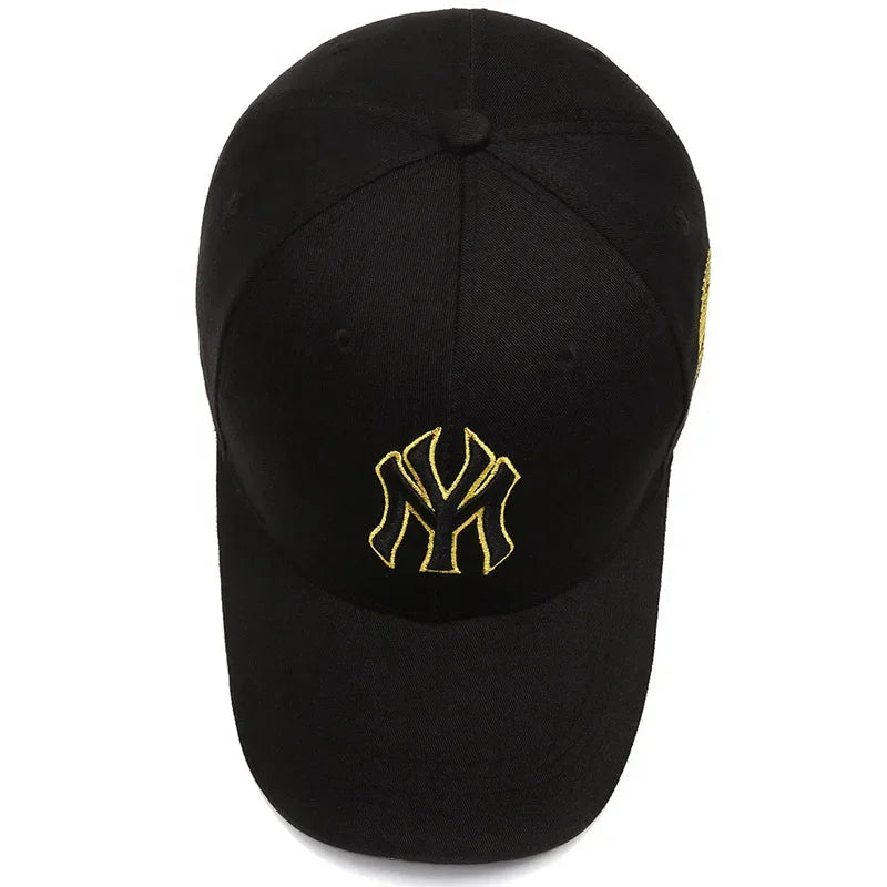 Men’s Casual Baseball Cap with Letter Embroidery – Adjustable Trucker Hat for Spring and Autumn Outdoor Use