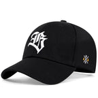 Gothic Geometric Embroidered Baseball Cap – Adjustable Casual Sun Protection Hat for Spring and Autumn