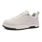Men’s Casual Board Sneakers – Lightweight, Comfortable, Soft Sole, Lace-Up, Spring/Autumn