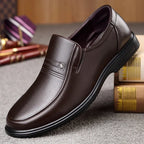 Men’s Genuine Leather Classic Handmade Shoes – Slip On Casual and Dress Shoes, Soft Breathable Leather, Comfortable Men Shoes