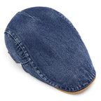 Men’s Solid Cotton Beret – Casual Four Seasons Painter Style Hat