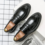Men’s Premium Business Loafers – Elegant Leather Slip On Dress Shoes, Soft Sole, High Quality Shoes for Business, Parties and Weddings