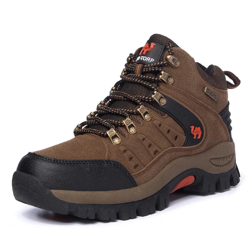Men’s Waterproof Hiking Boots – Outdoor, Wear-Resistant Mountain Sports, Spring and Autumn