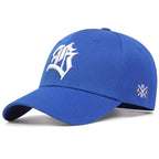 Gothic Geometric Embroidered Baseball Cap – Adjustable Casual Sun Protection Hat for Spring and Autumn