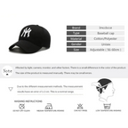Men’s Casual Baseball Cap with Letter Embroidery – Adjustable Trucker Hat for Spring and Autumn Outdoor Use