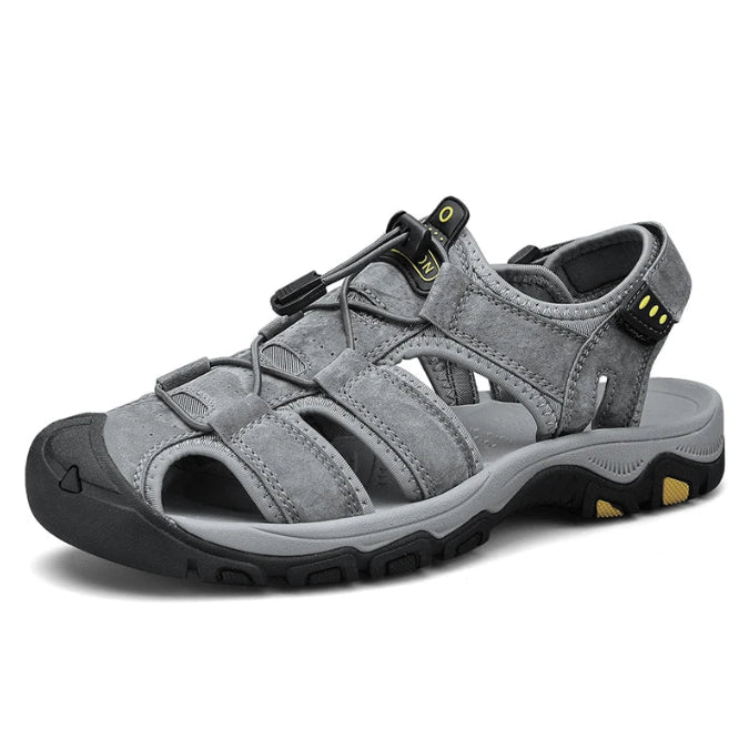 Premium Genuine Leather Sandals – Lightweight Design for Beach & Outdoor, Summer Collection