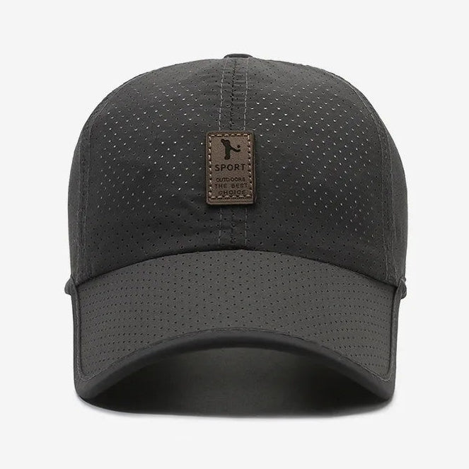 Quick-Drying Men’s Mesh Baseball Cap – Breathable Snapback Sport Dad Hat for Fishing, Spring and Summer
