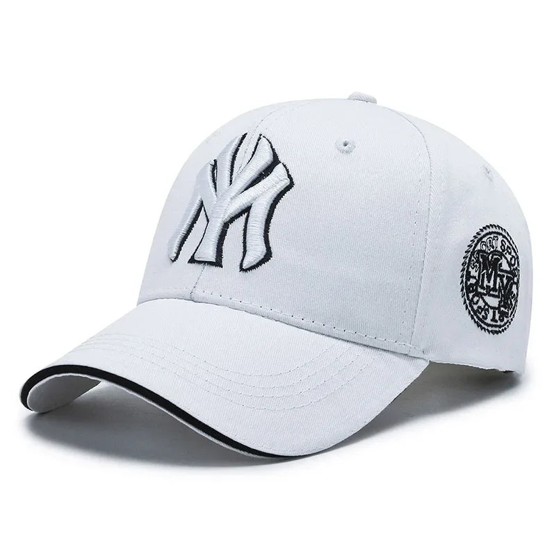 Men’s Casual Baseball Cap with Letter Embroidery – Adjustable Trucker Hat for Spring and Autumn Outdoor Use