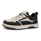 Men’s Casual Board Sneakers – Lightweight, Comfortable, Soft Sole, Lace-Up, Spring/Autumn