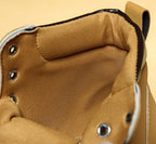 Men’s Leather High-Top Boots – Fashion Motorcycle Ankle Boots, Winter & Spring Casual Lace-Up Footwear