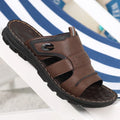 High-Quality Cowhide Leather Sandals – Non-Slip Casual Summer Style