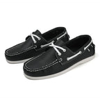 Men’s Trendy Apron Toe Loafers, Comfortable Slip-On Non-Slip Shoes for Walking, Travel, and Everyday Wear in Spring and Summer