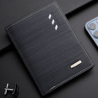 Men’s Short PU Leather Wallet – Multi-Slot Credit Card Holder, Casual Compact Design