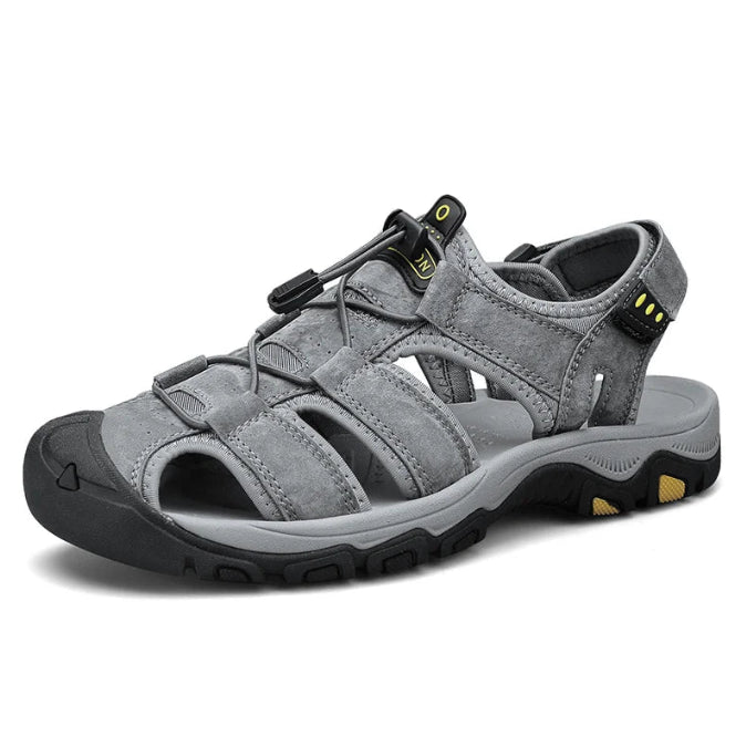 Premium Genuine Leather Sandals – Lightweight Design for Beach & Outdoor, Summer Collection