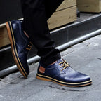 Men’s Genuine Leather Dress Shoes – Classic Brogue Lace-Up Formal Shoes, Italian Style, Luxury