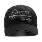 Men’s Cotton Baseball Cap – Casual Outdoor Retro Embroidered Adjustable Hat, Sporty Style