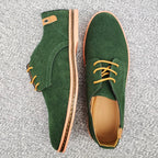Men’s Suede Leather Dress Shoes – Classic Casual Oxfords, Comfortable Spring Shoes for Men