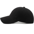 Soft Top Men’s Baseball Cap – Casual Cotton Snapback Outdoor Sport Dad Hat with Three Bars Design