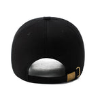 Soft Top Men’s Baseball Cap – Casual Cotton Snapback Outdoor Sport Dad Hat with Three Bars Design