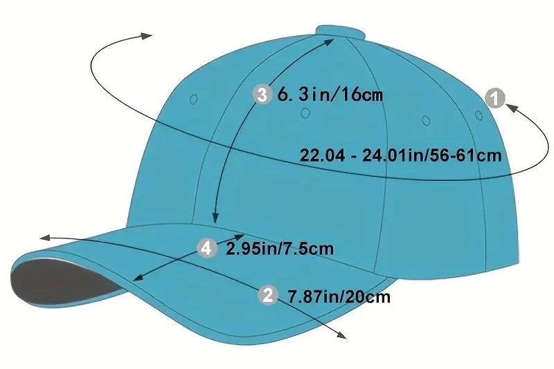 Retro Hip-Hop Embroidered Baseball Cap – Casual Autumn Winter Fashion Accessory