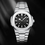 Men’s Luxury Sports Quartz Watch with Square Dial, Luminous Display, Date Function & Waterproof Design