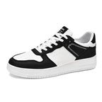 Casual Men’s Sneakers – Lightweight Breathable PU Leather Shoes, Lace-Up Flats for Everyday Comfort, Tennis & Fashion Footwear