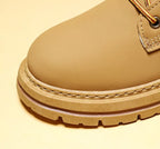 Men’s Leather High-Top Boots – Fashion Motorcycle Ankle Boots, Winter & Spring Casual Lace-Up Footwear