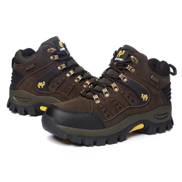 Men’s Waterproof Hiking Boots – Outdoor, Wear-Resistant Mountain Sports, Spring and Autumn