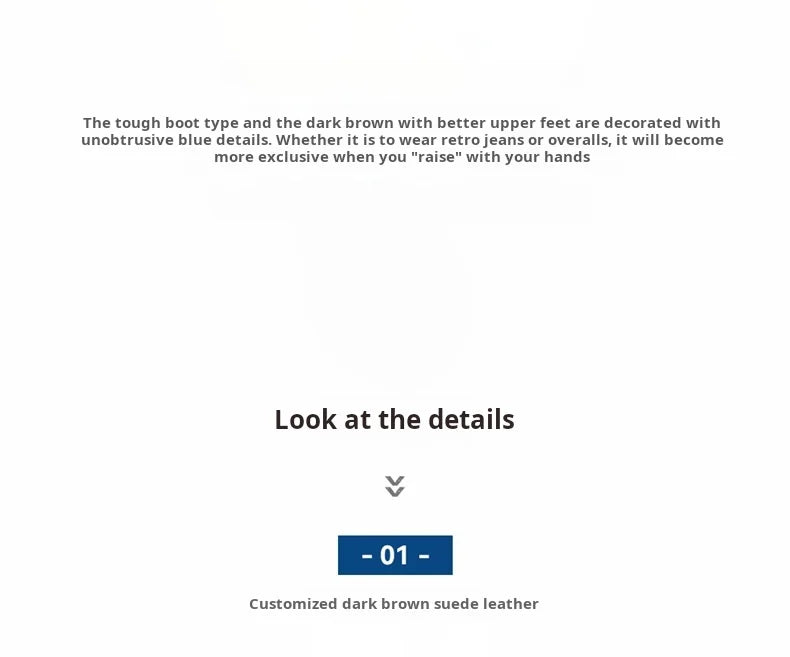 Men’s Retro Low-Top Work Boots – Cow Suede Leather Lace-Up Boots, Chunky Sole, Comfortable Autumn Winter Boots