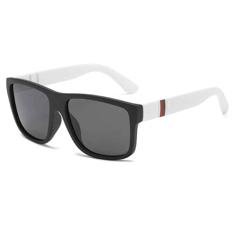 Men’s High-End Polarized Sunglasses – Luxury Square UV400 Driving & Travel Eyewear