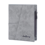Luxury Men’s PU Leather Wallet – Short Design Card Holder, High Quality Small Men’s Purse