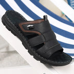 High-Quality Cowhide Leather Sandals – Non-Slip Casual Summer Style