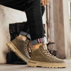 Men’s Classic High-Top Boots – Casual and Work Boots, Non-Slip, Comfortable, Retro Style Winter Boots